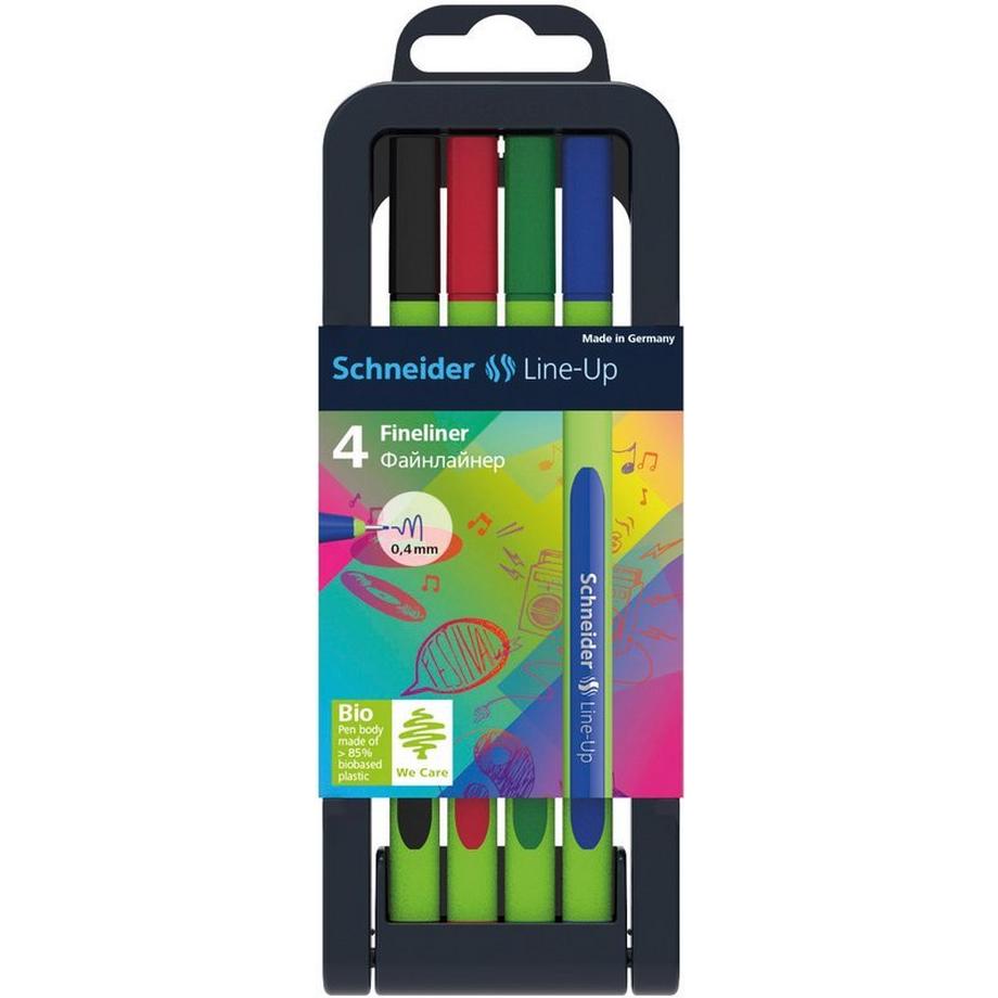 Schneider SCHNEIDER Fineliner Line-Up Etui à 4 Stk.  