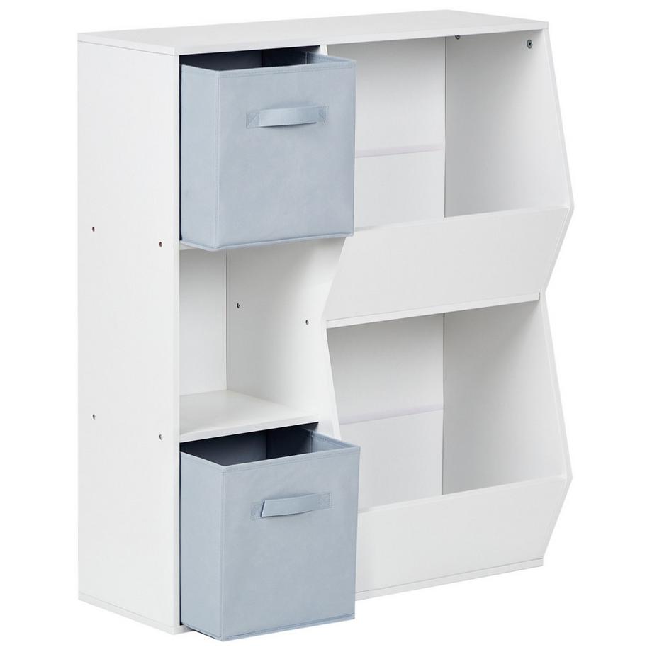 Beliani Regal mit 3 Ebenen aus Faserplatte Modern DARLOT  