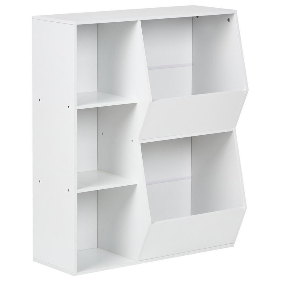 Beliani Regal mit 3 Ebenen aus Faserplatte Modern DARLOT  