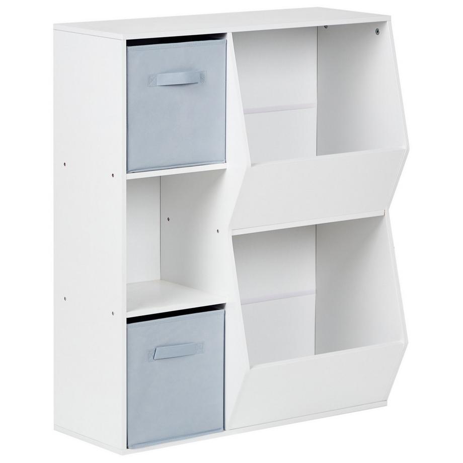 Beliani Regal mit 3 Ebenen aus Faserplatte Modern DARLOT  