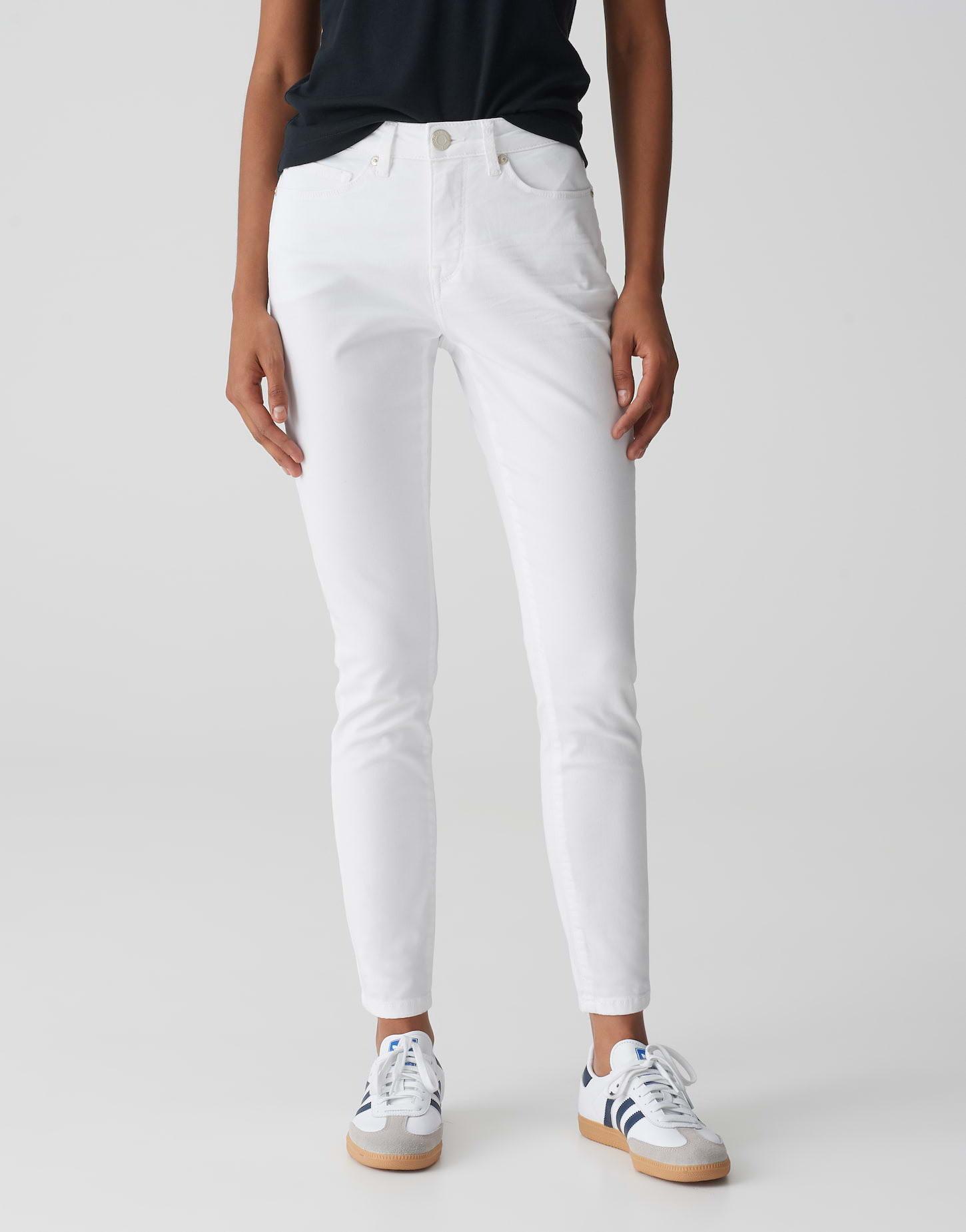 Image of Skinny Jeans Elma Clear Figurbetont Damen Weiss L28/38