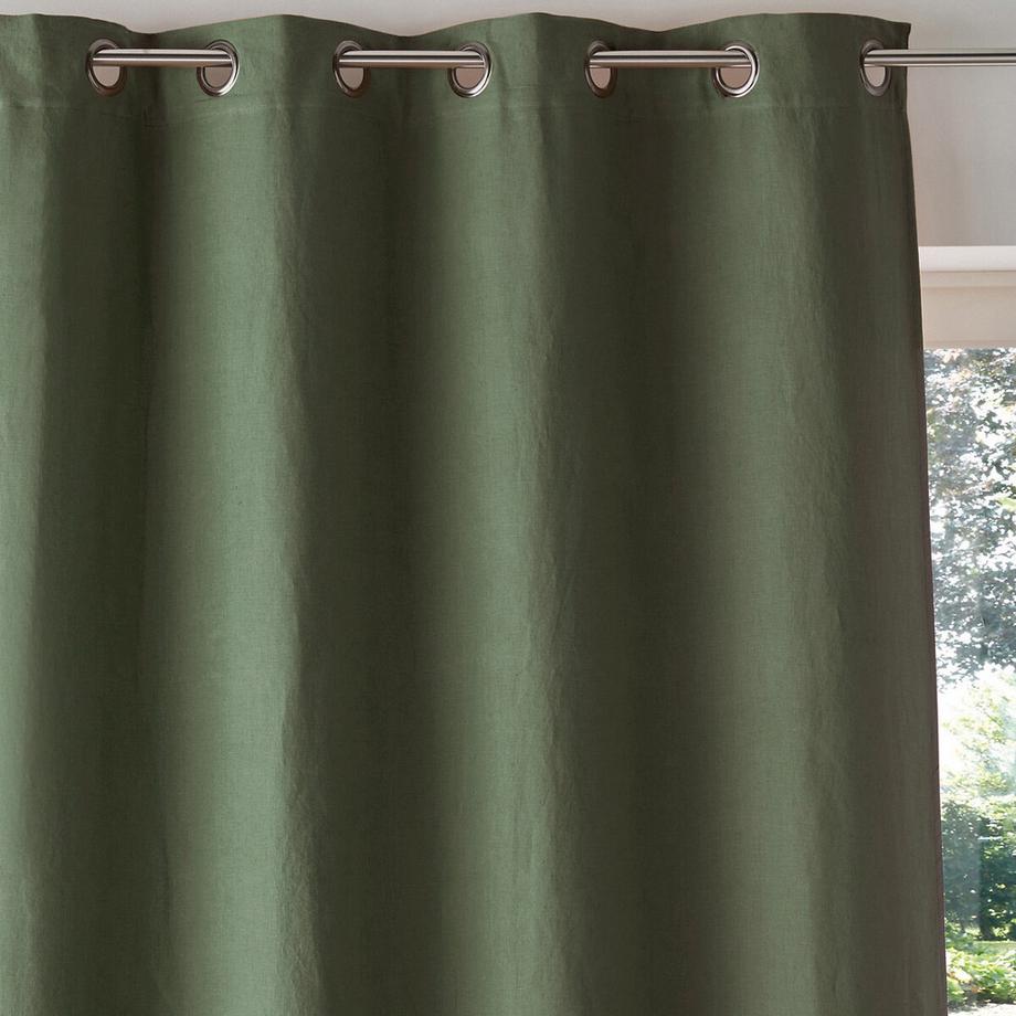 La Redoute Intérieurs  Rideau occultant lin lavé à oeillets Onega 