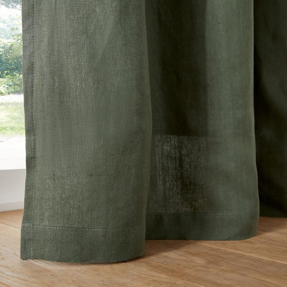 La Redoute Intérieurs  Rideau occultant lin lavé à oeillets Onega 