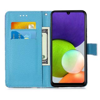 Cover-Discount  Galaxy A22 4G - Custodia in pelle Motivo 