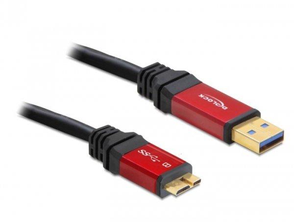 Image of 1.0m 3.0 USB A/micro-B USB Kabel 1 m USB 3.2 Gen 1 (3.1 Gen 1) Micro-USB B