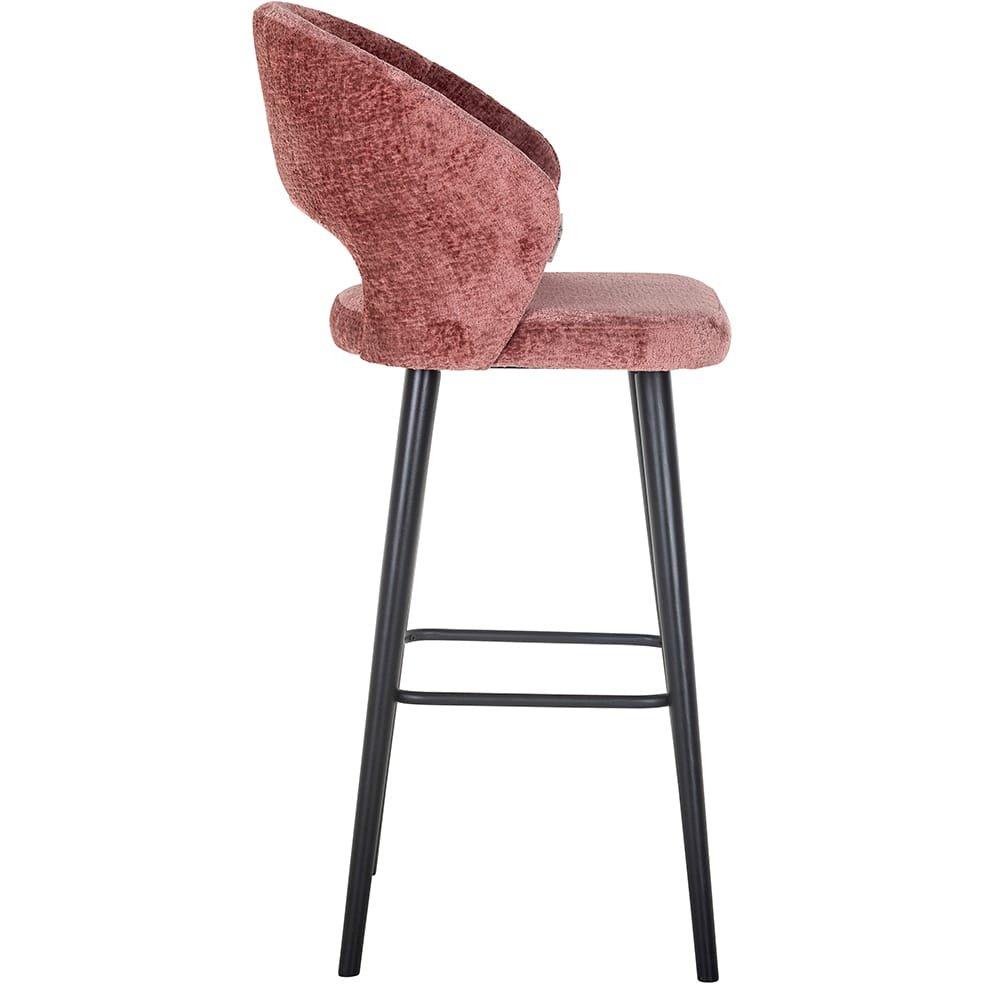 mutoni Tabouret de bar Savoy rose noir 113  