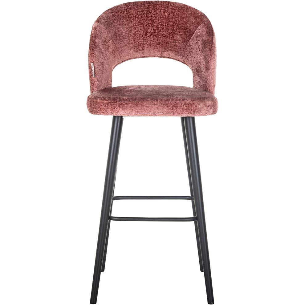 mutoni Tabouret de bar Savoy rose noir 113  