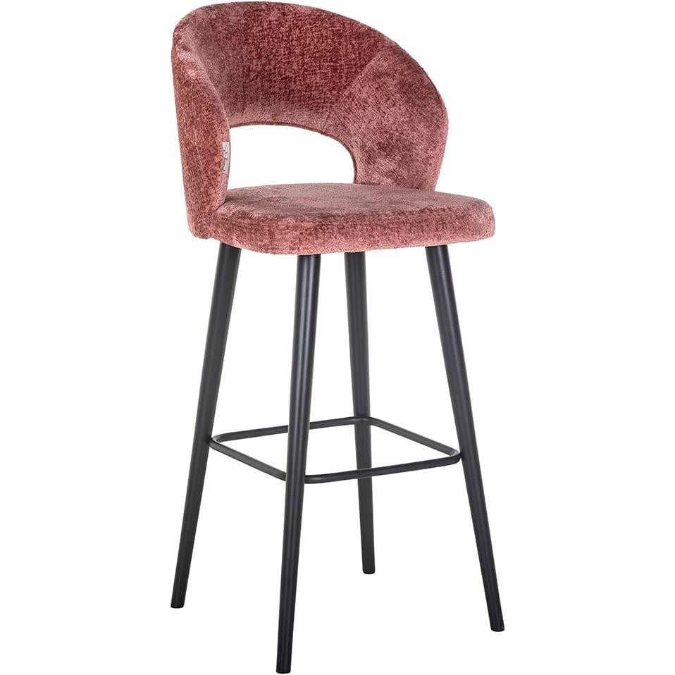 mutoni Tabouret de bar Savoy rose noir 113  