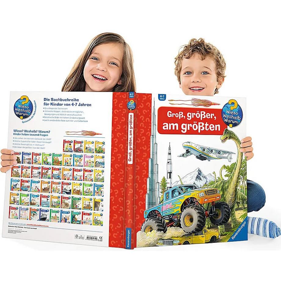 Wieso? Weshalb? Warum?: Groß, größer, am größten (Riesenbuch) von Kessel, Carola; Nieländer, Peter (Illustrationen) Gebundene Ausgabe 