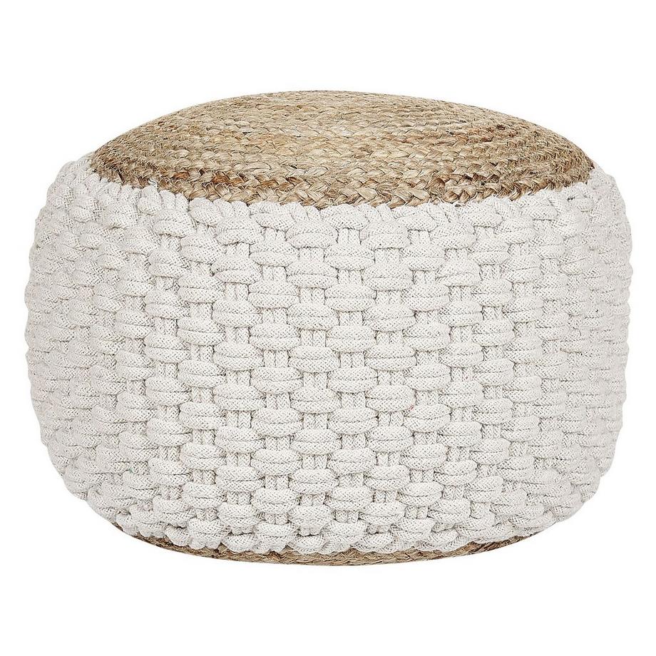Beliani Pouf en Coton Boho AIZA  