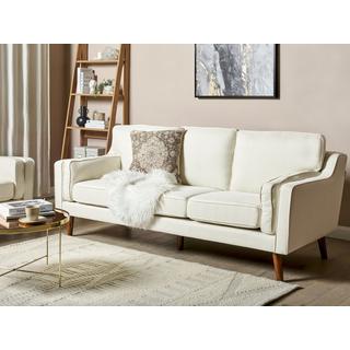 Beliani 3 Sitzer Sofa aus Polyester Retro LOKKA  