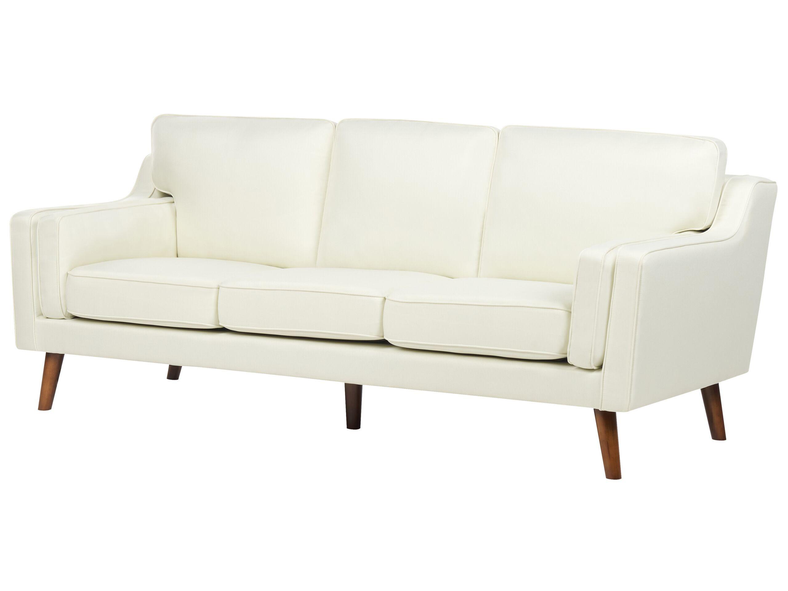 Beliani 3 Sitzer Sofa aus Polyester Retro LOKKA  