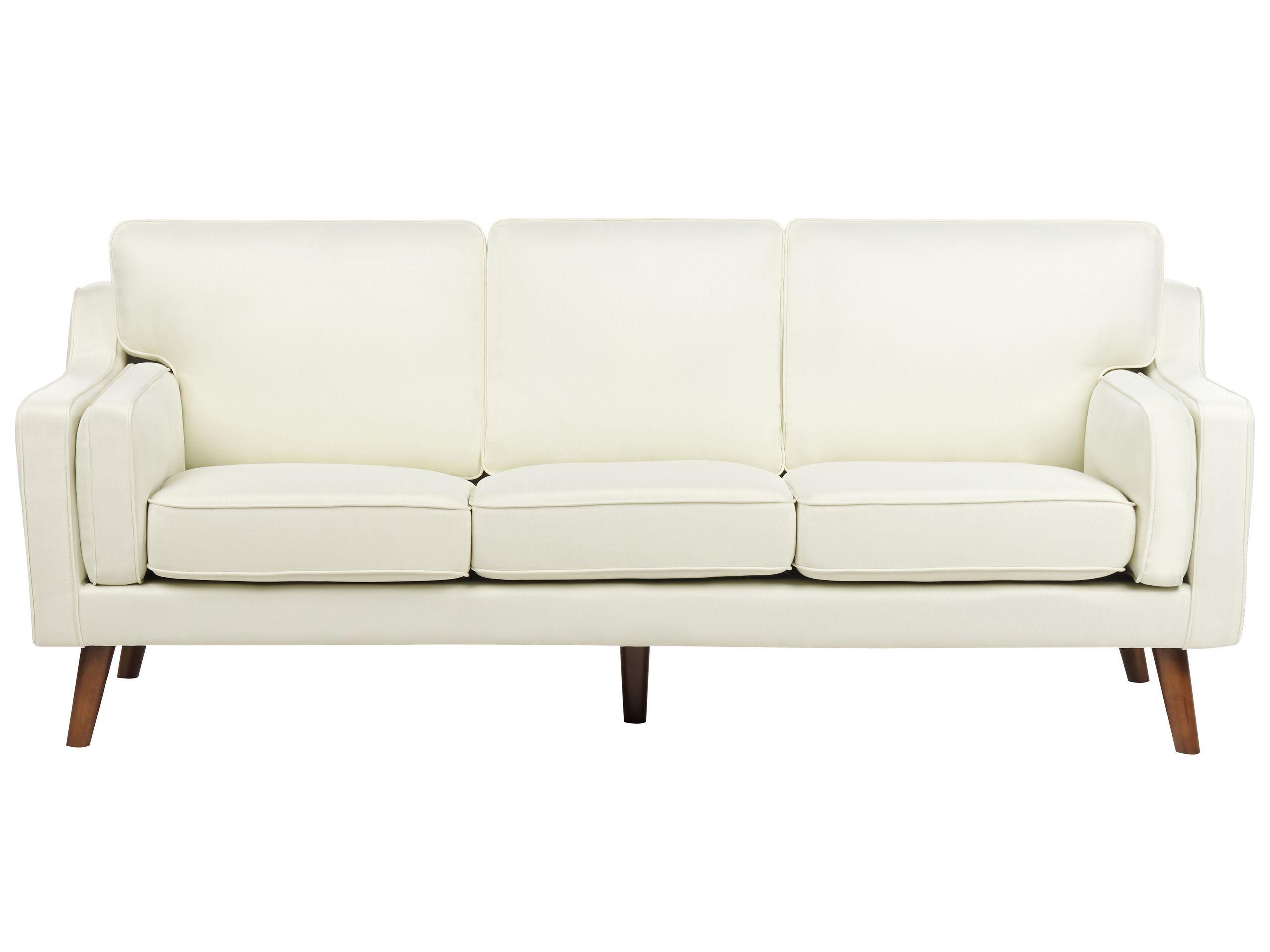 Beliani 3 Sitzer Sofa aus Polyester Retro LOKKA  