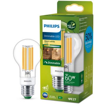 LED E27 Normal 4 W (60 W), klar, dimmbar, 840 lm, 2700 K, Energieklasse A