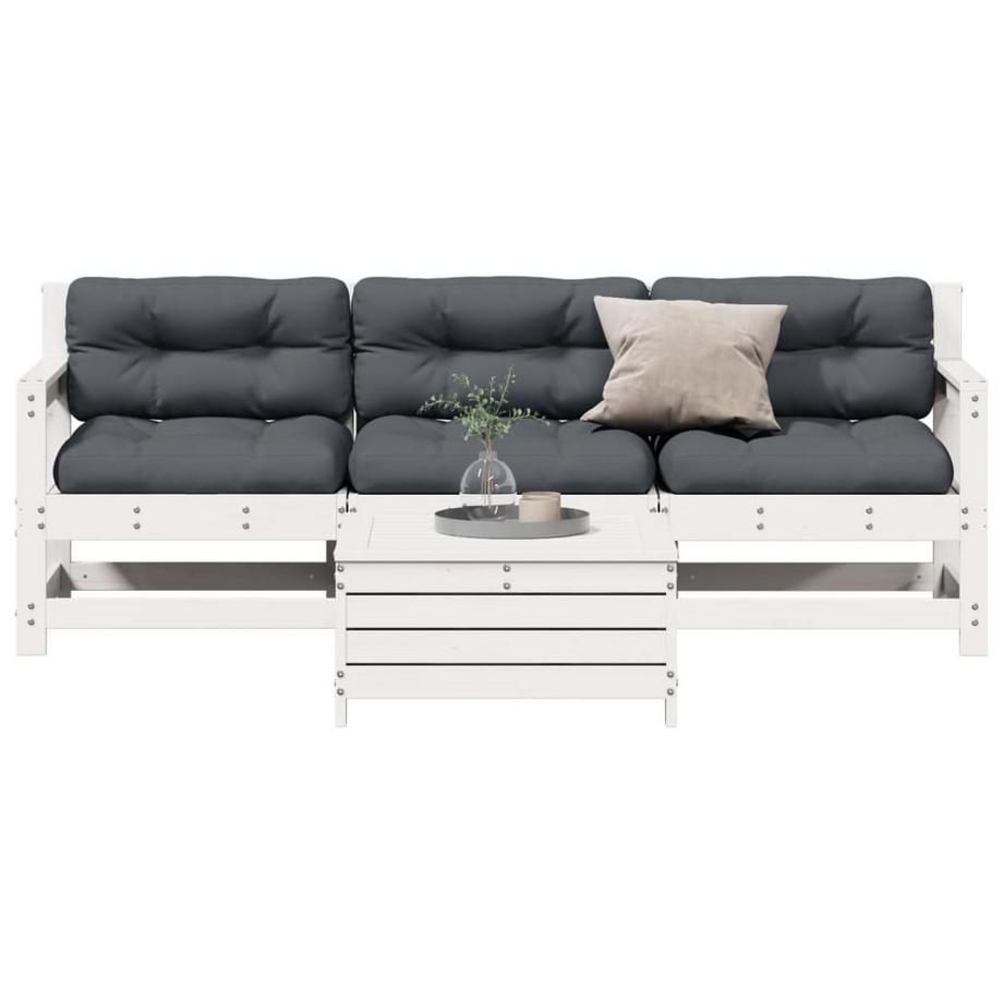 VidaXL set salotto da giardino Legno di pino  