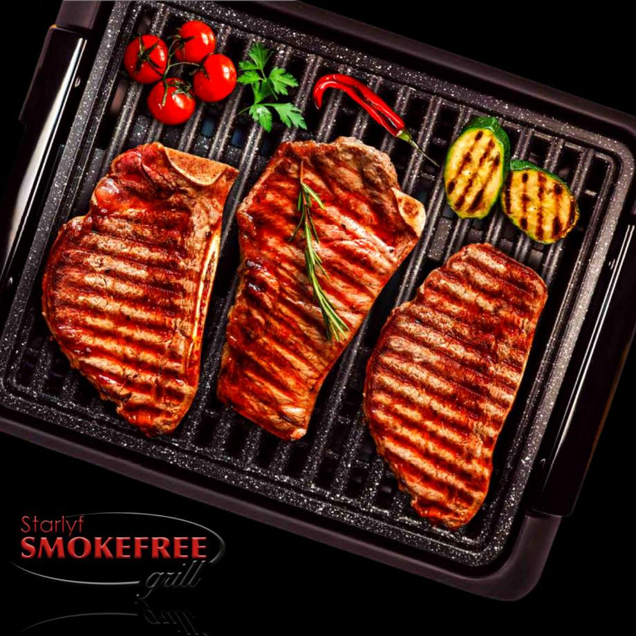 STARLYF STARLYF-Smokefree Grill-Barbecue électrique sans fumée  