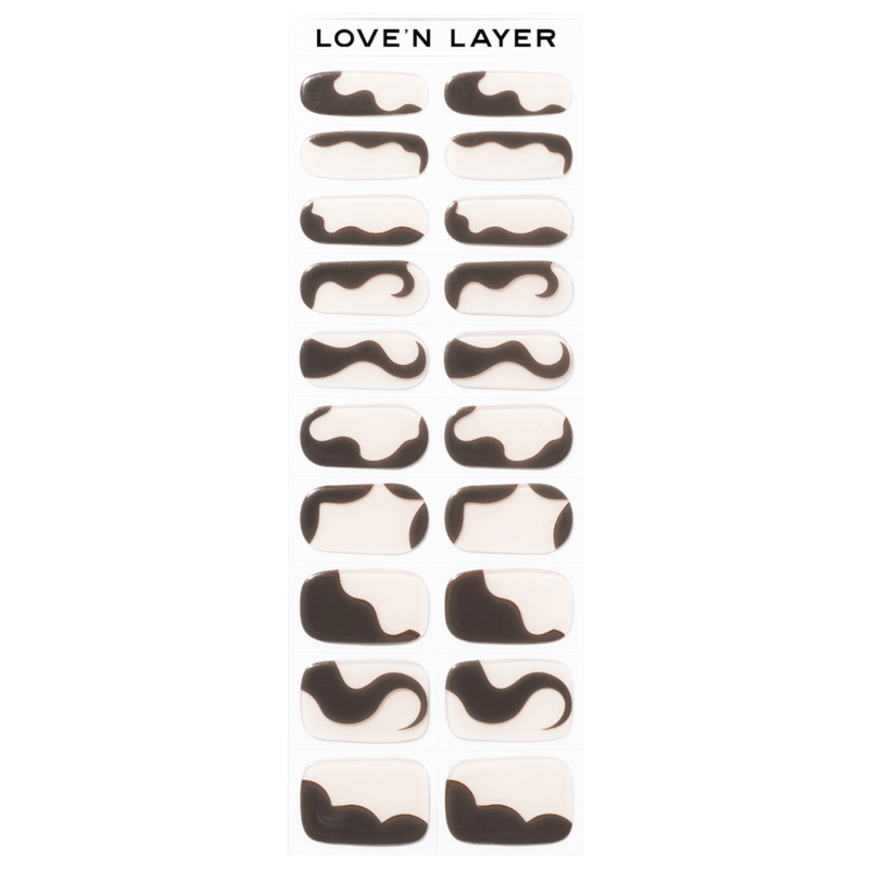 Image of Nagelfolie Abstraction Thunder Mole Damen Thunder Mole 1 pezzo