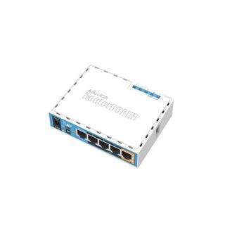 MikroTik  hAP Blanc Connexion Ethernet, supportant l'alimentation via ce port (PoE) 