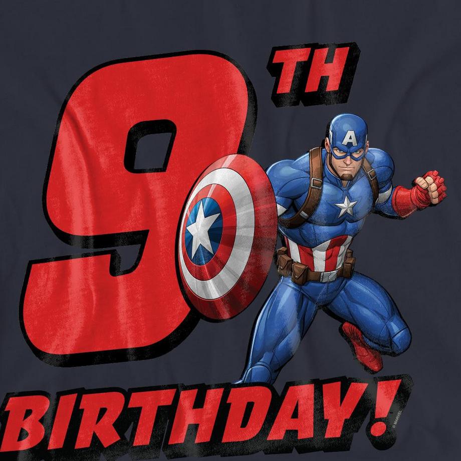 CAPTAIN AMERICA T-Shirt 9ème Anniversaire  