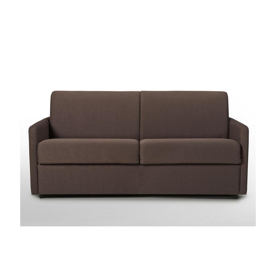 Vente-unique Canapé 3 places conible express en tissu CALIFE Couchage 1Matelas  