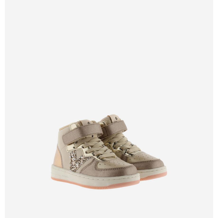 Victoria Sneakers metallizzate con lacci elastici  