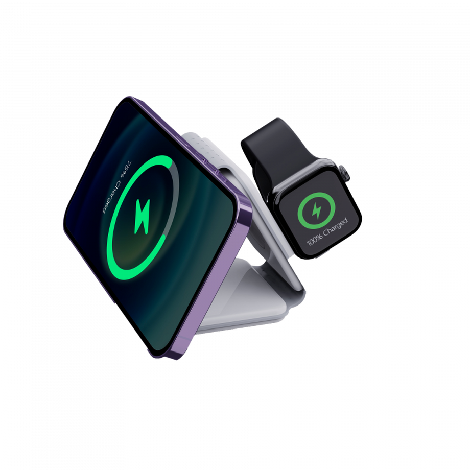 Avizar  Zusammenklappbare Ladestation 3 in 1 