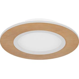 mutoni Plafonnier Clay métal blanc LED  