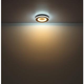 mutoni Plafonnier Clay métal blanc LED  