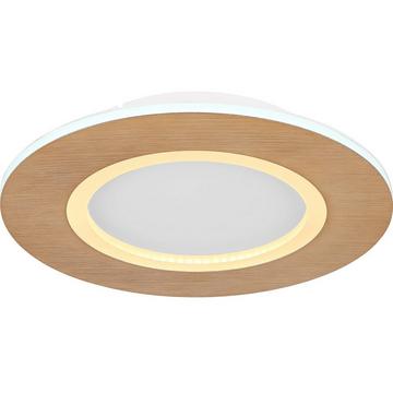 Plafonnier Clay métal blanc LED