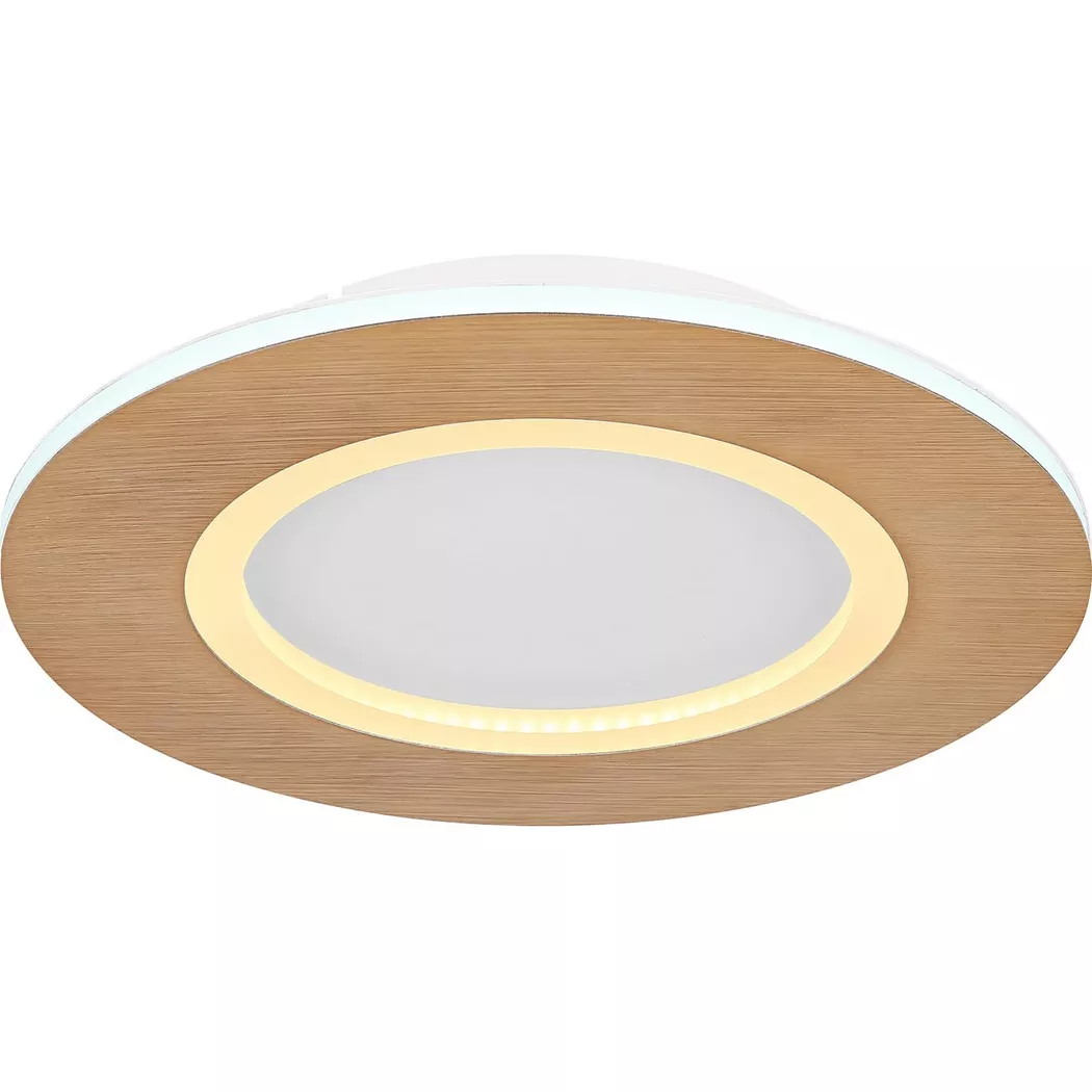 mutoni – Deckenleuchte Clay Metall weiss LED, One Size, Multicolor