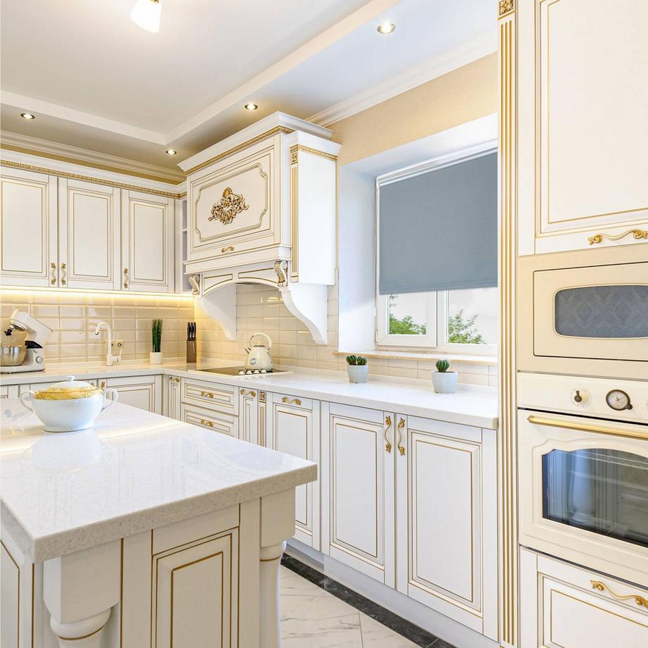 B2X  Store enrouleur thermique gris de 160 cm de long 