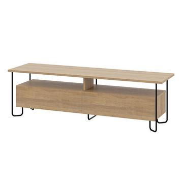 TV-Schrank mit 2 Türen und Metallbeinen L150 cm - Dilly