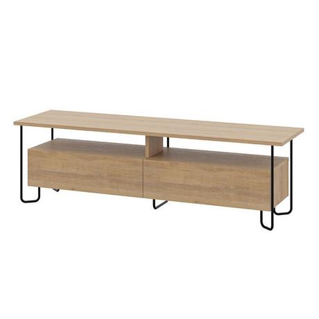 Calicosy TV-Schrank mit 2 Türen und Metallbeinen L150 cm - Dilly  