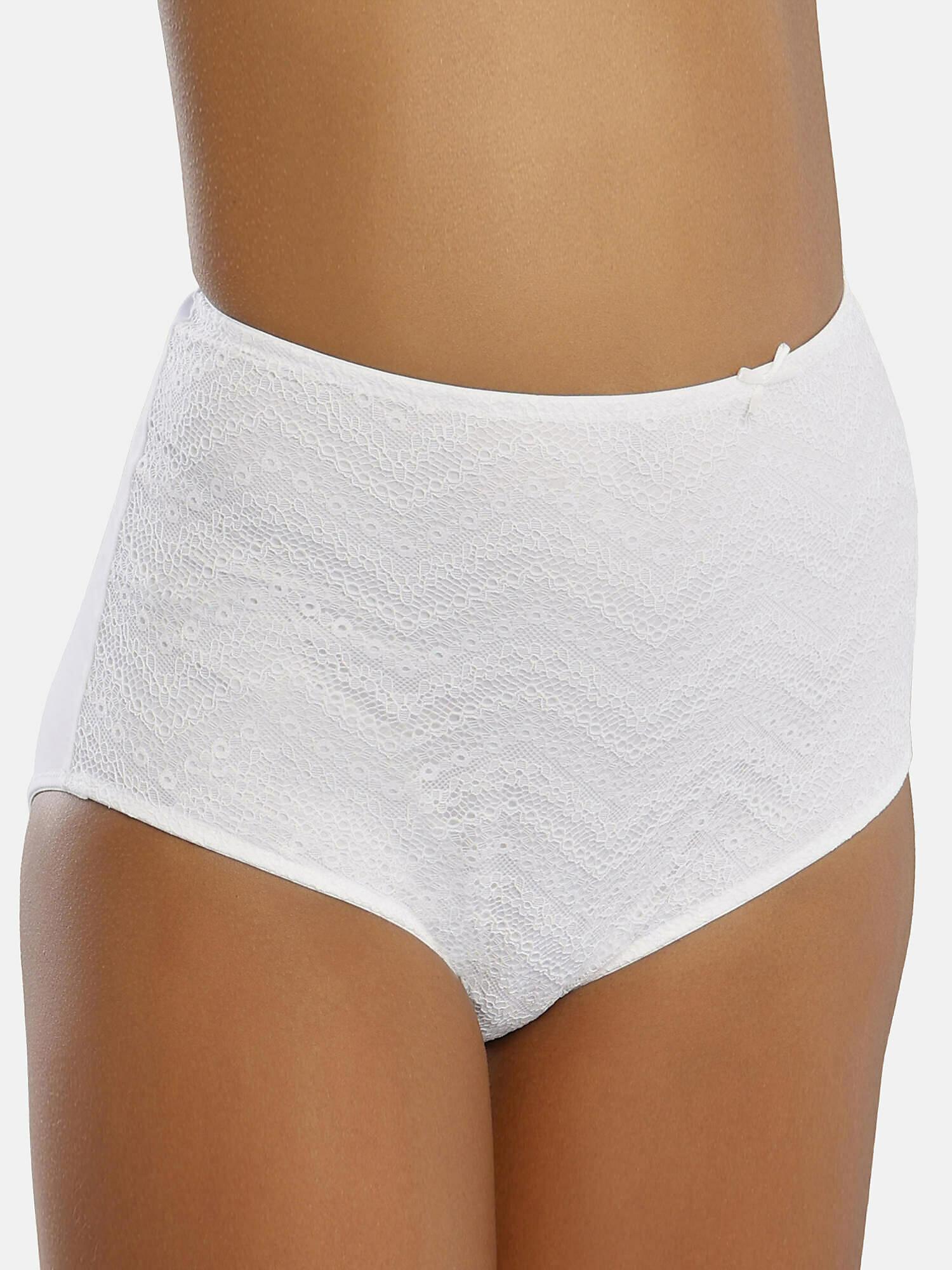 Image of Slip Mit Hoher Taille Perfect Basics Damen Weiss L