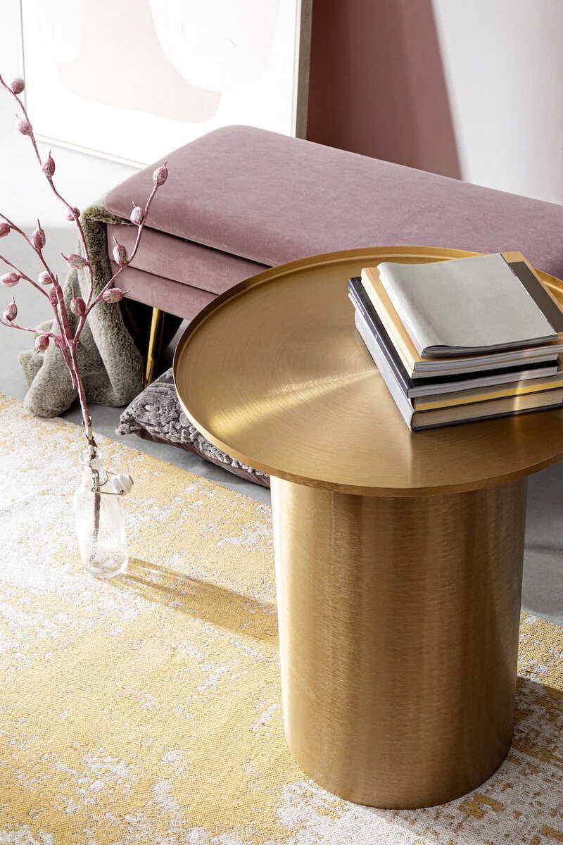 mutoni home Kalpita oro tavolo posate rotonde 51  