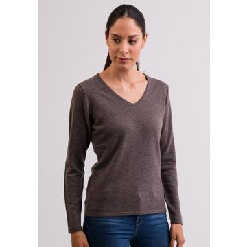 Kaschmir V-Ausschnitt Pullover