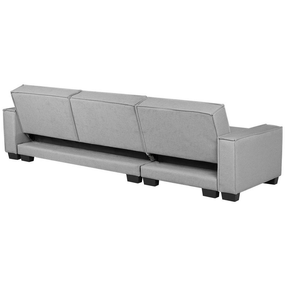 Beliani Canapé d'angle en Tissu  ROMEDAL  