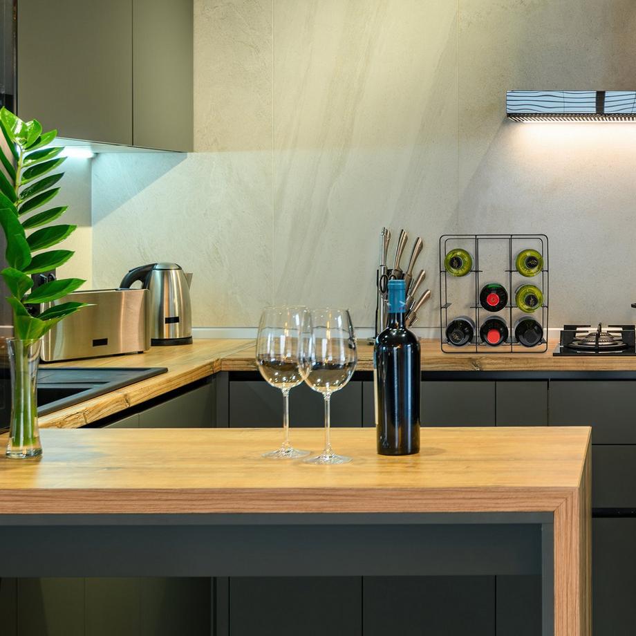 B2X Casier à vin en métal pour 9 bouteilles  