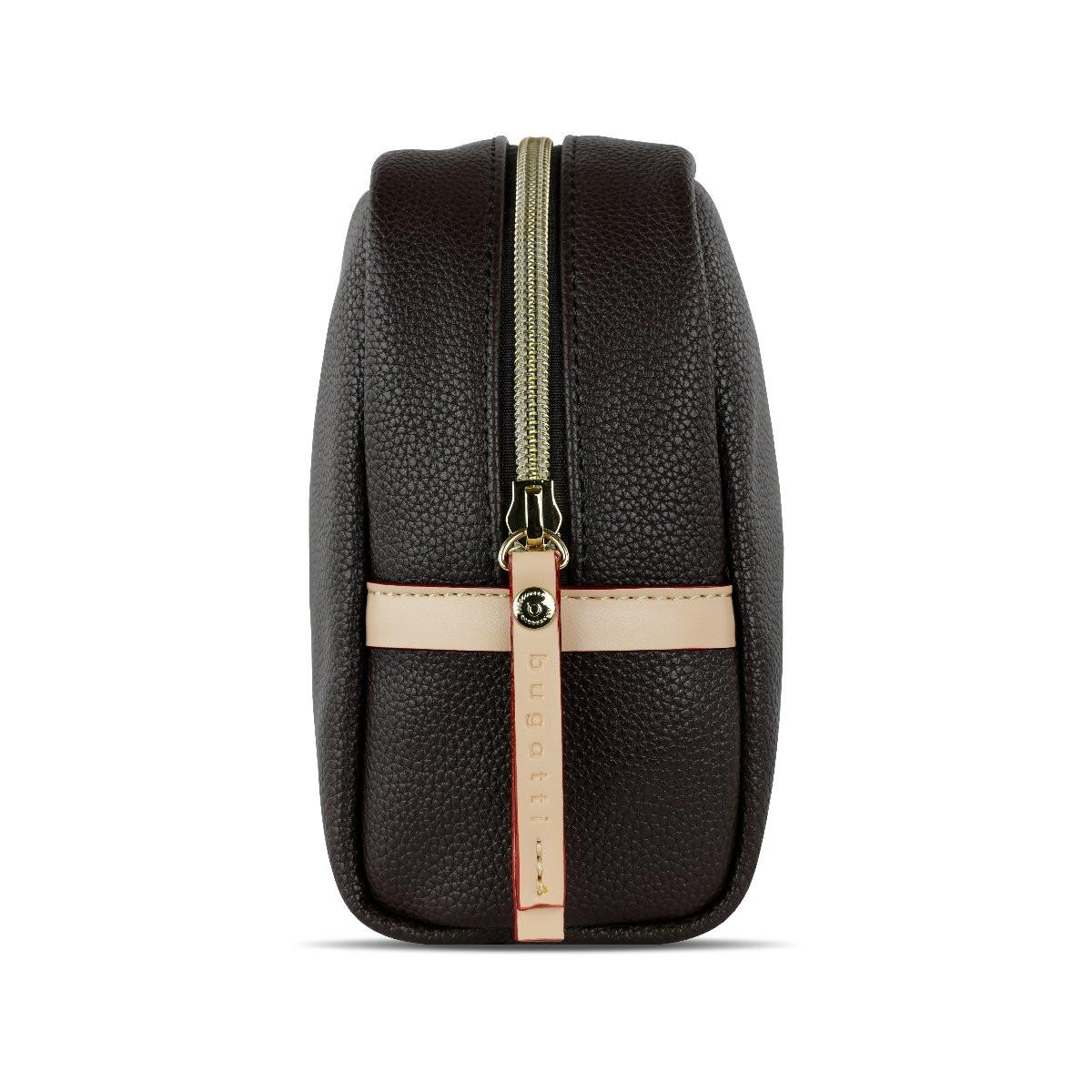 BUGATTI  Ella Kosmetiktasche, brun foncé 