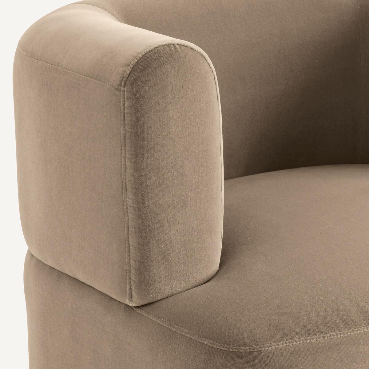 AM.PM Fauteuil velours petit modèle  