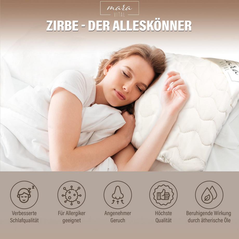 Mara Vital Mara Vital Cuscino Bio GOTS Premium Pino Cembro  