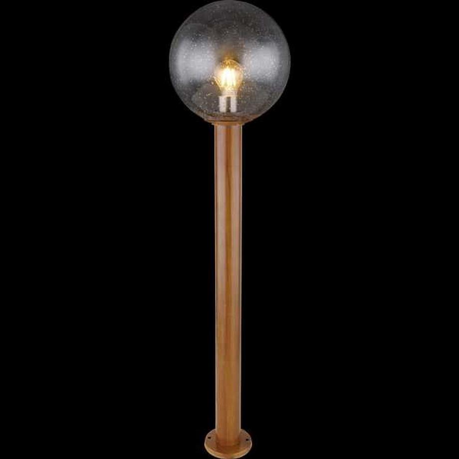 mutoni Lampe d'extérieur Ossy aluminium moulé sous pression aspect bois 1xE27 LED  
