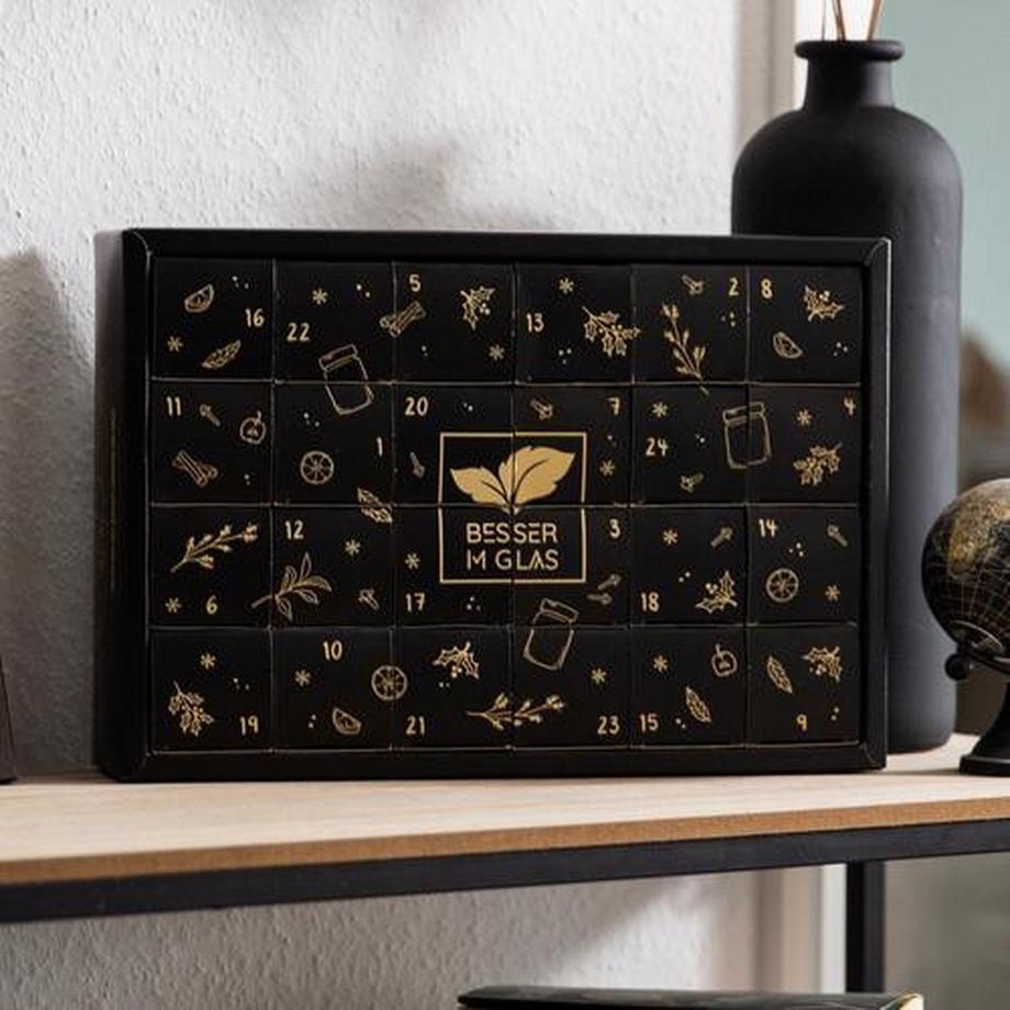 Geschenkidee Besser im Glas Tee Adventskalender  