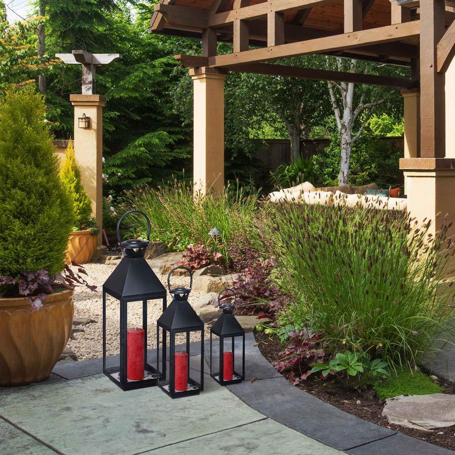 Northio 3 pezzi Lanterne in metallo  