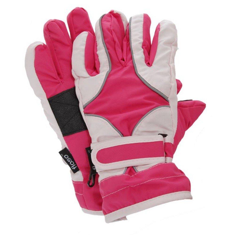 Image of Thermo Handschuhe, Wasser Abweisend Unisex Pink 9-11A