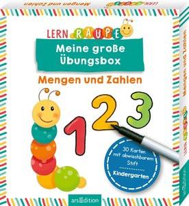 Lernraupe - Meine große Übungsbox Mengen und Zahlen Beurenmeister, Corina (Illustrationen) Copertina rigida 