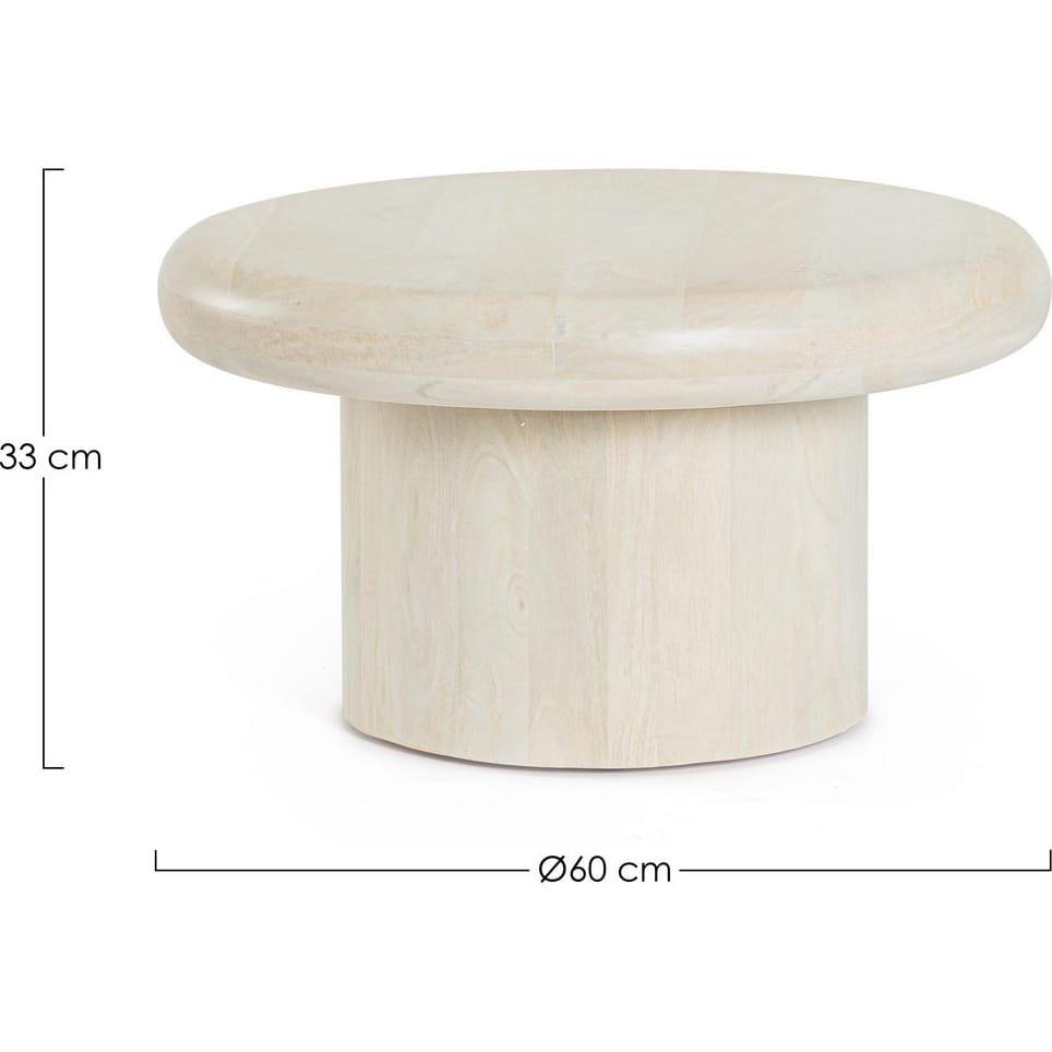 mutoni Table basse Lopez naturelle vers 60  