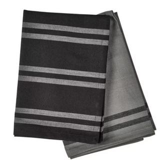 Södahl  Södahl Geschirrtuch-Set Soft, Grau/Schwarz (2 Stk) 