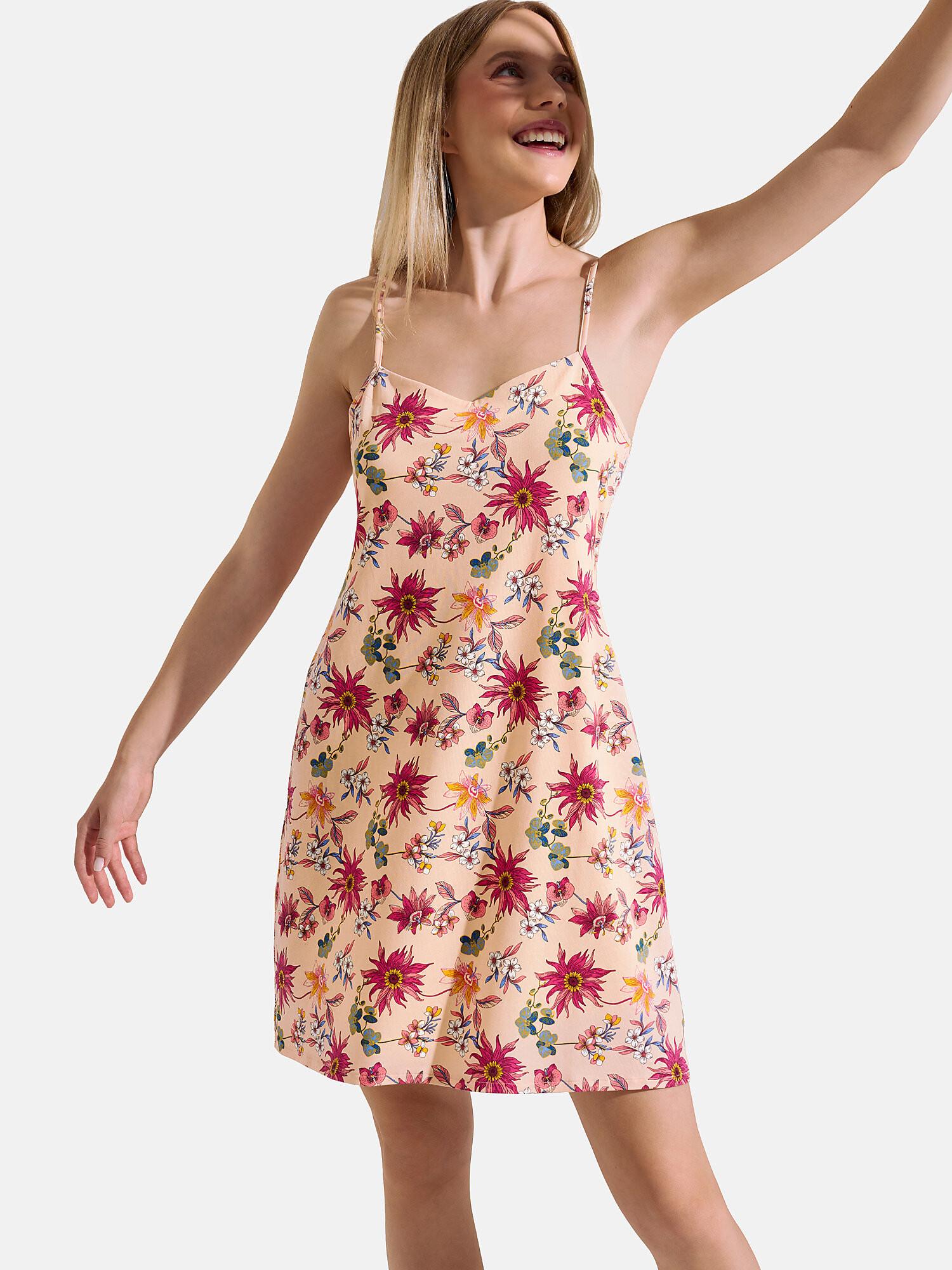 Image of Negligé Flowers Damen Multicolor M