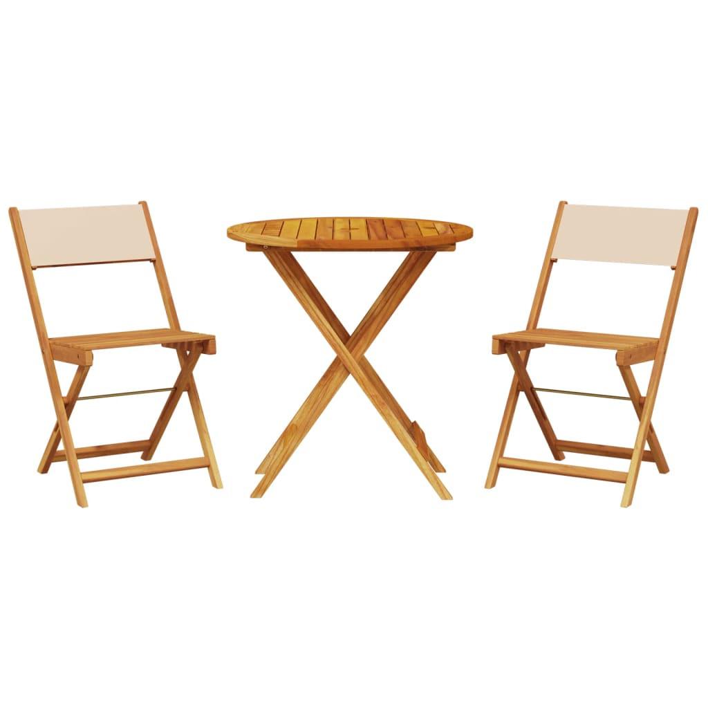 VidaXL Bistro set akazienholz  